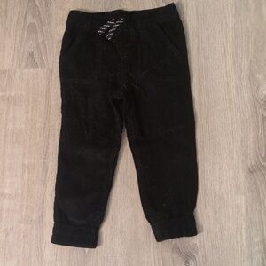 Jumping Beans Black Corduroy Joggers Size 4T